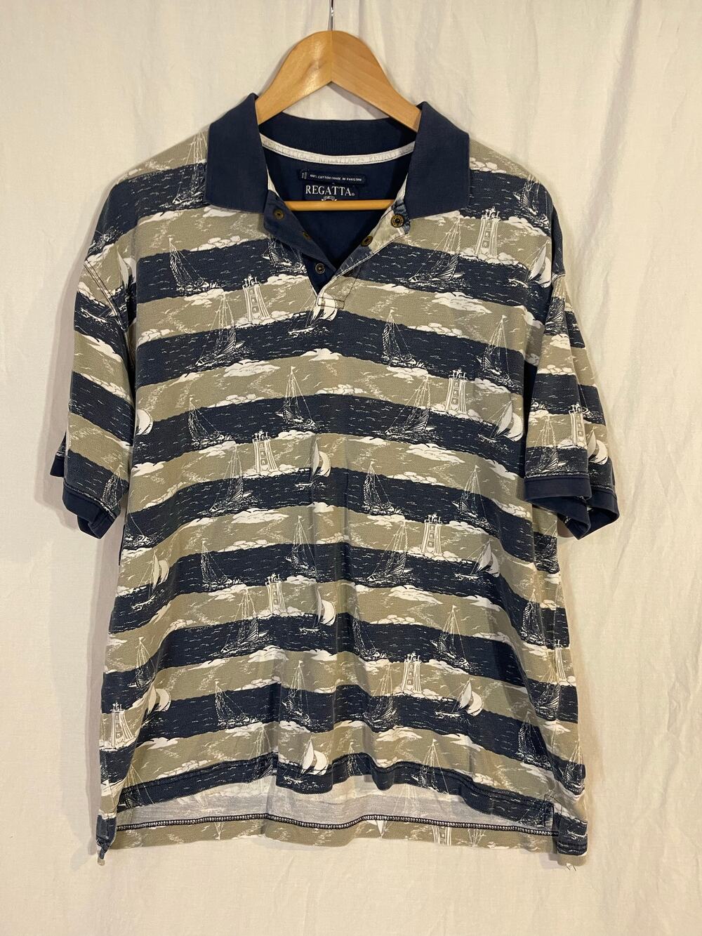 Vintage Regatta mens xl polo